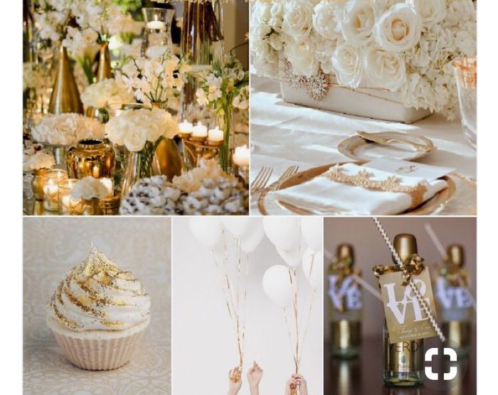  Inspiração dourado e branco - 10