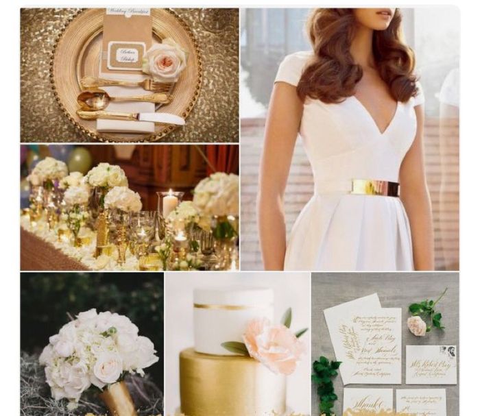  Inspiração dourado e branco - 11