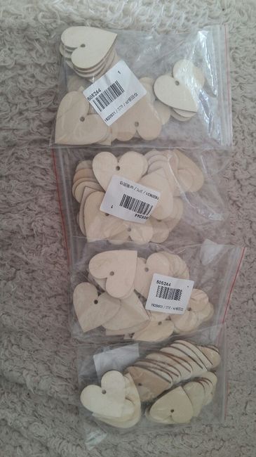 Corações madeira - aliexpress - 2