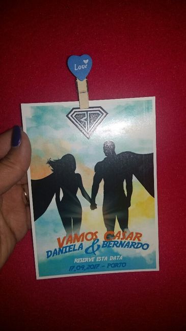 Entregar os save the date - 2