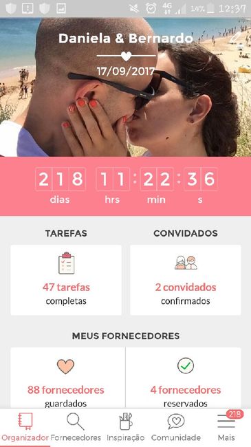 Faltam quantos dia até ao grande dia? - 1
