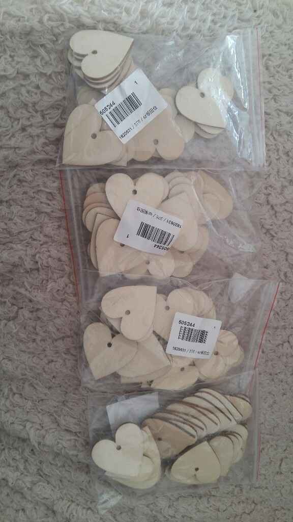 Corações madeira - aliexpress - 2