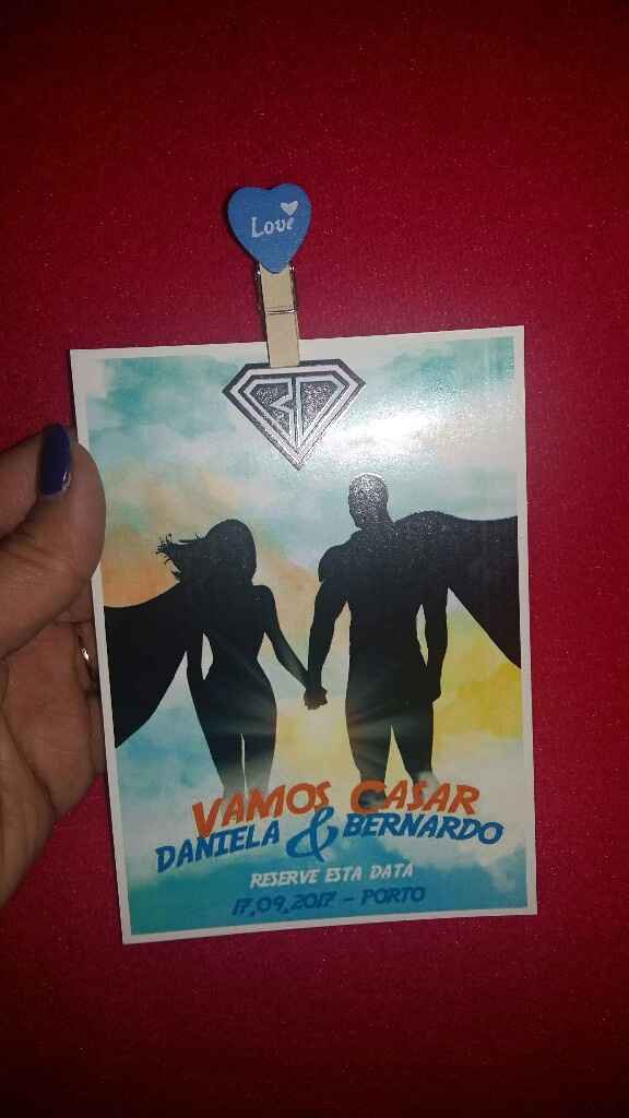 Entregar os save the date - 2