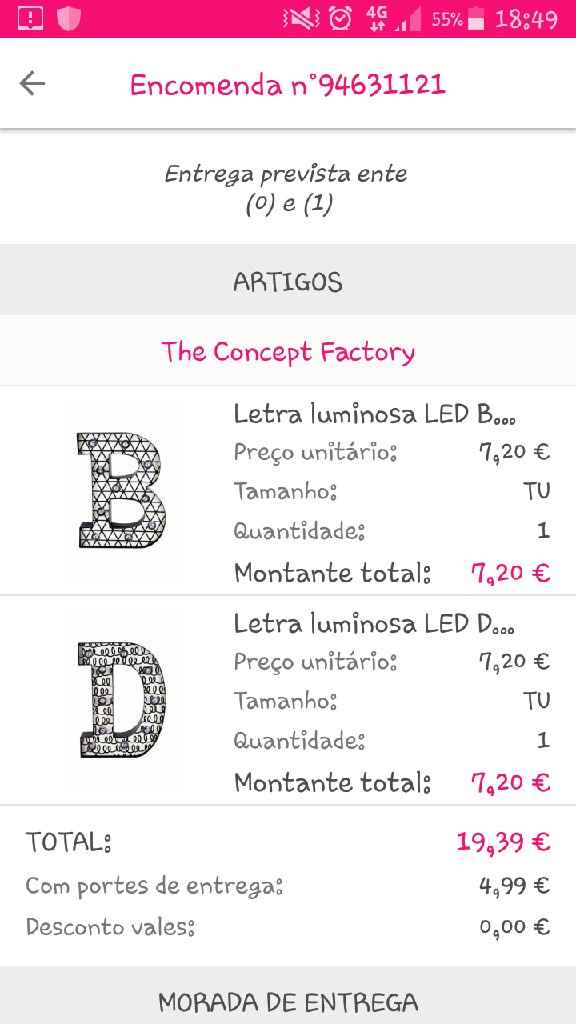 Letras com leds - encomendadas - 1