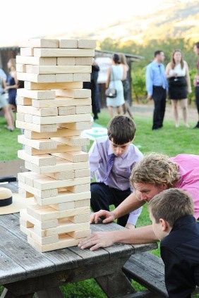 Jenga gigante.