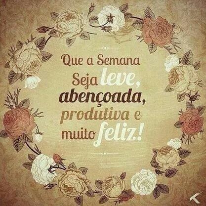 Boa semana 