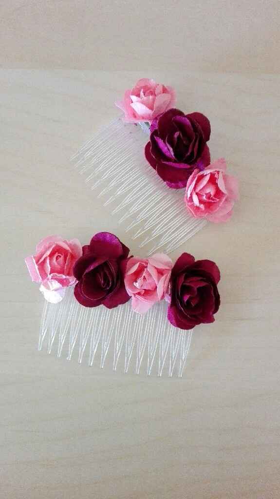 Toucado para a menina das alianças/flores: diy - 2