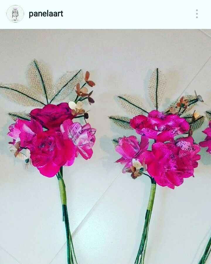 Bouquets de noiva originais... - 1