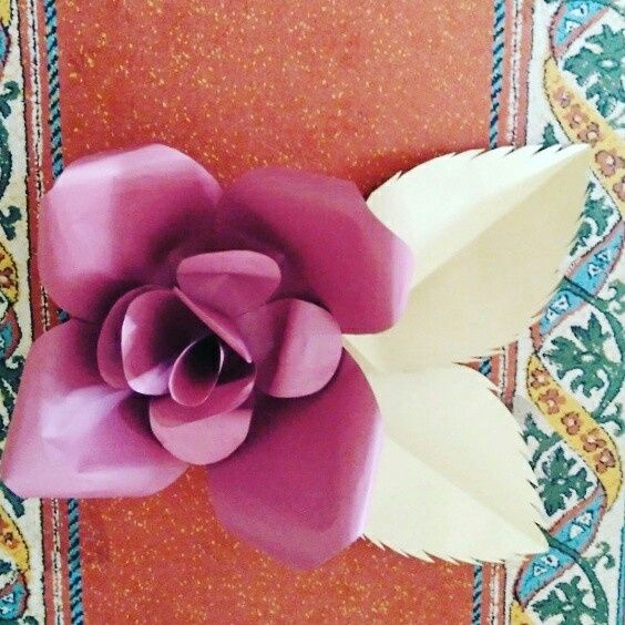 Flores de papel gigantes! Agora onde colar? 2