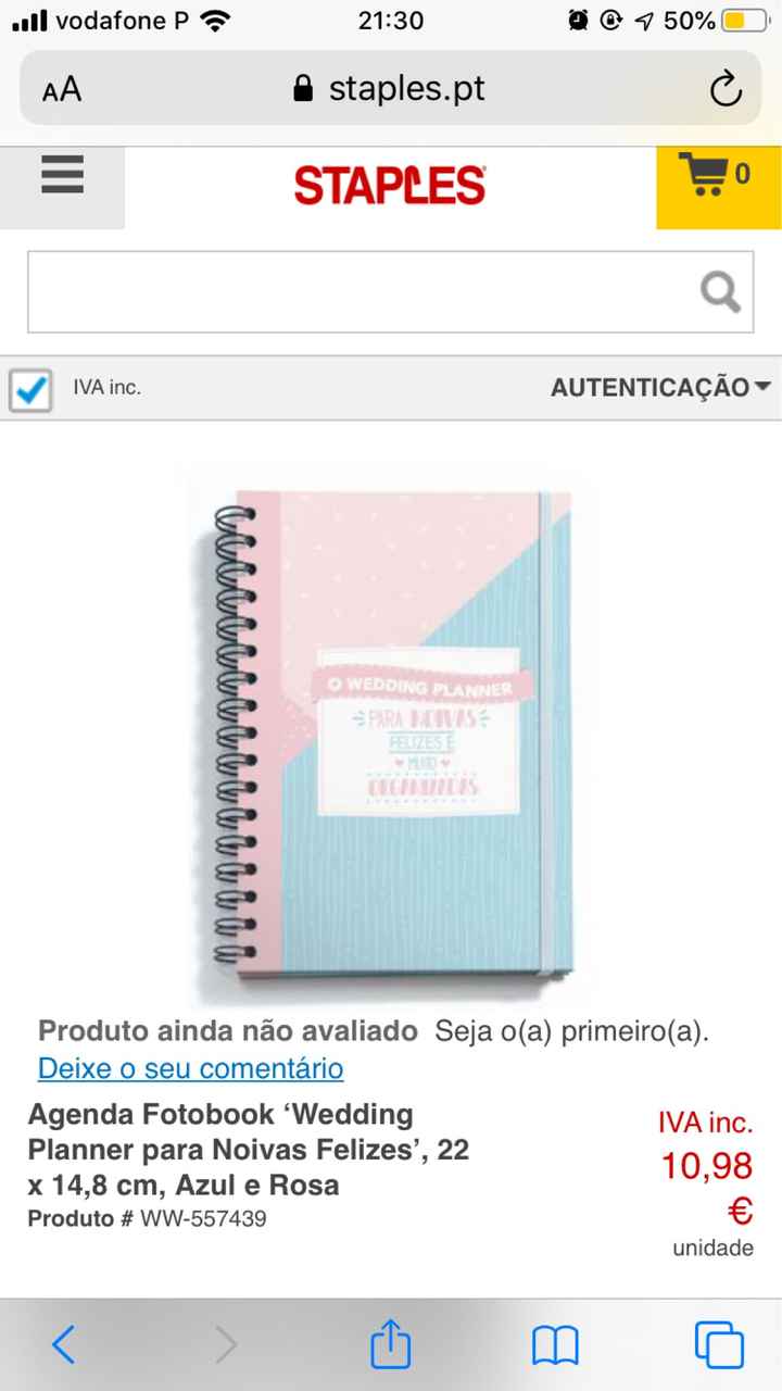 Agenda de noiva - 1