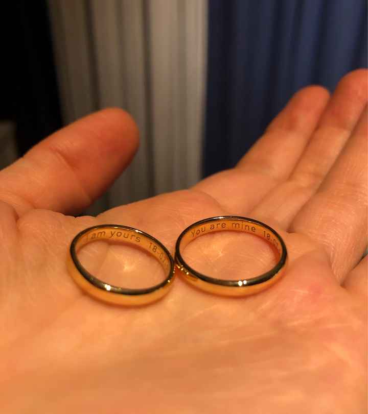 Alianças Check ✔️ 😊 - 2
