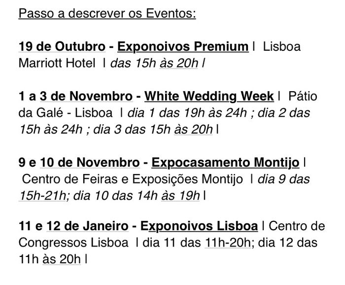 Exponoivos e White Wedding week! 1
