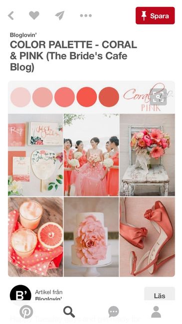 Cores tons coral - 2