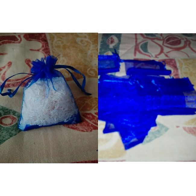 Cestos - pétalas e arroz - 1