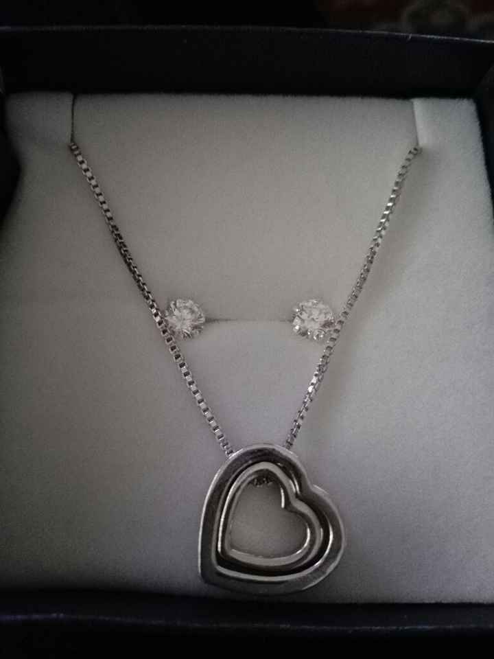 Colar e brincos - check - 1