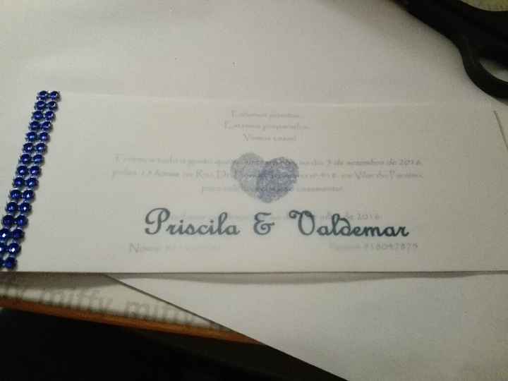 O meu convite de casamento - 1
