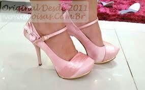 Sapatos em rosa claro/ rosa pálido - 4