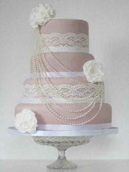 Bolos de casamento vintage - 11