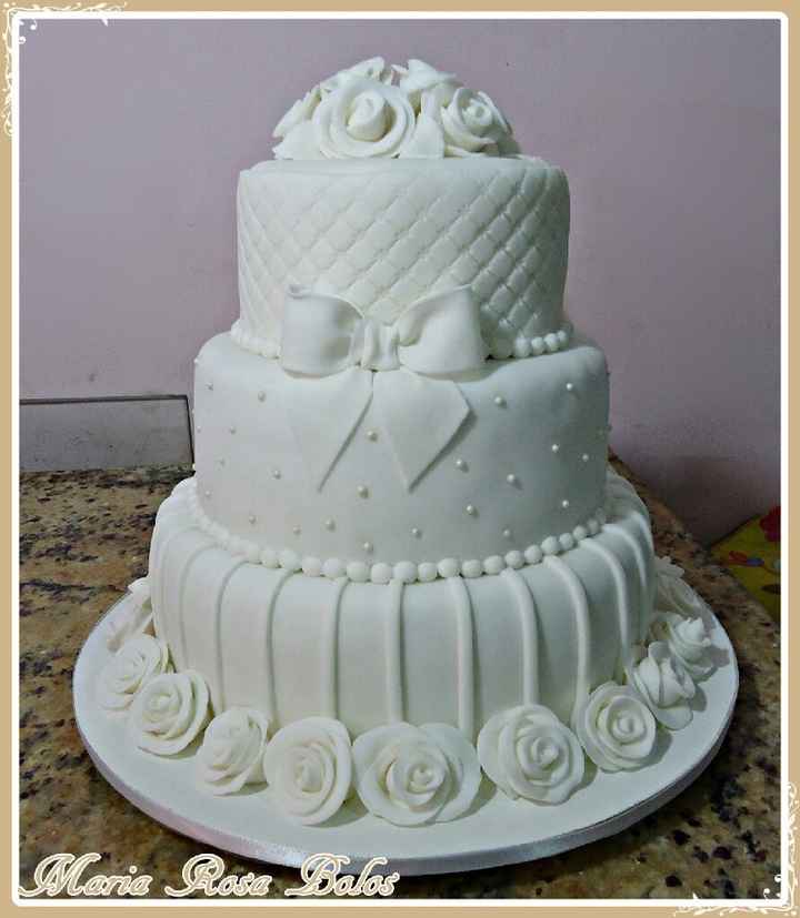 Bolos de casamento vintage - 12
