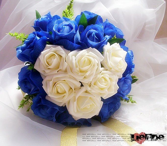 Decoração azul... bouquet também?  - 7