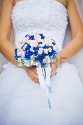 Decoração azul... bouquet também?  - 8