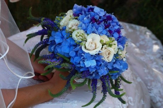 Decoração azul... bouquet também?  - 10