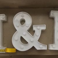 Letras luminosas ali express - 2
