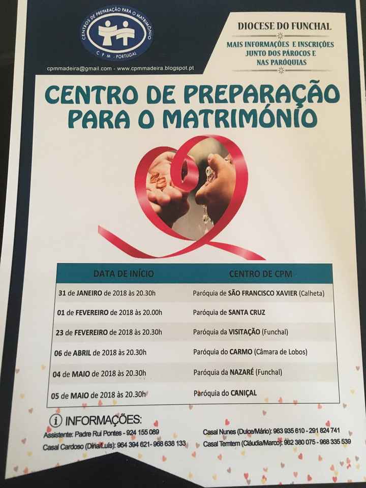 Curso de Preparação para o Matrimônio - 1