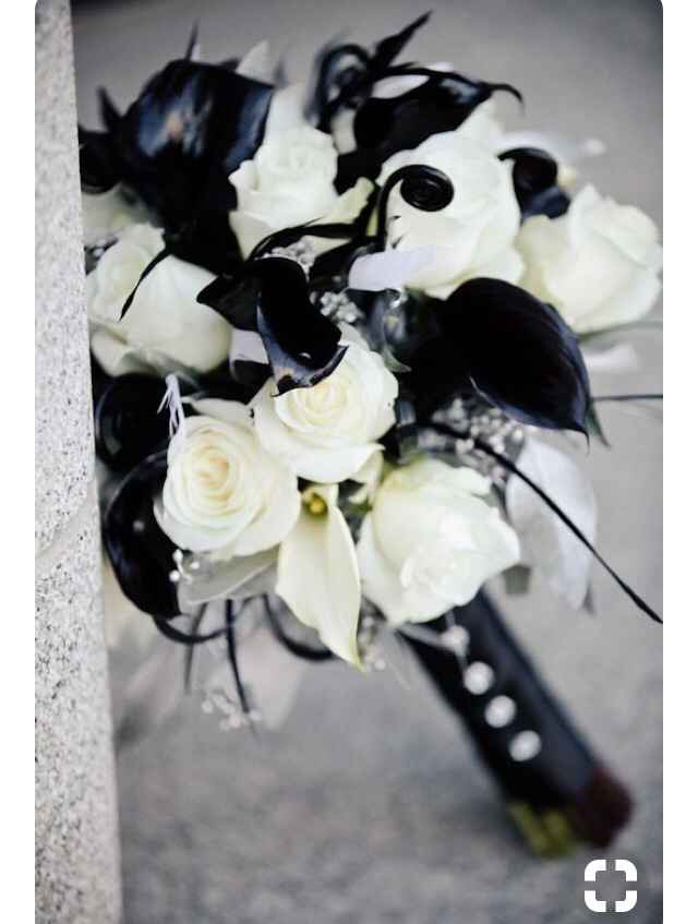 Wed in Black - 3 bouquets - 2