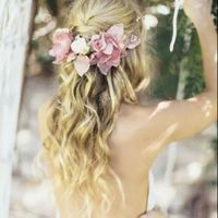  Acessórios para cabelo com flores - 1