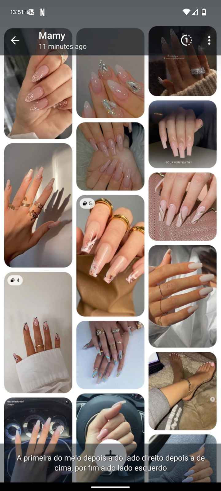 Unhas para o casamento 💅 - 1