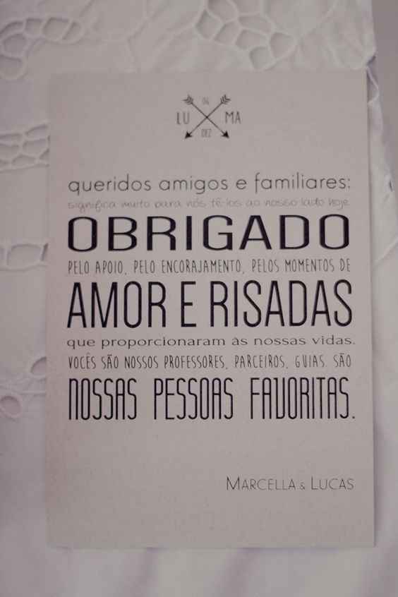 Agradecimento
