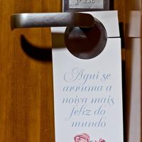 Placa para porta