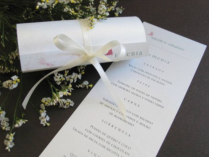 Inspirações menus