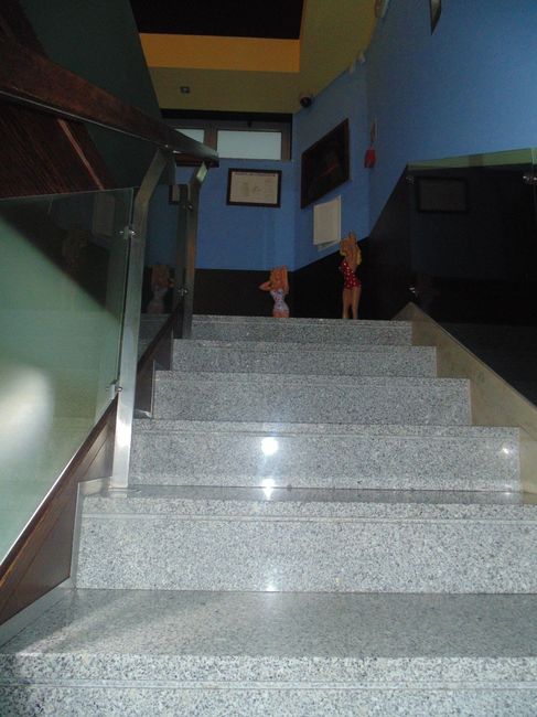 Escadas acesso 2º piso