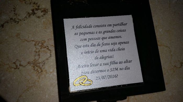 Convite pai noiva
