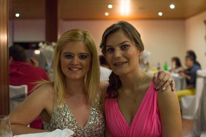 Eu e prima do noivo ( minha dama de honor também)