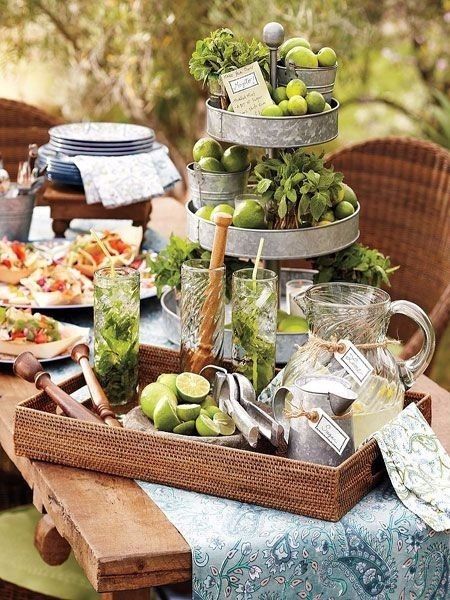 Mojitos e capirinhas