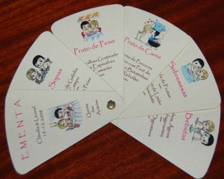 Inspirações menus