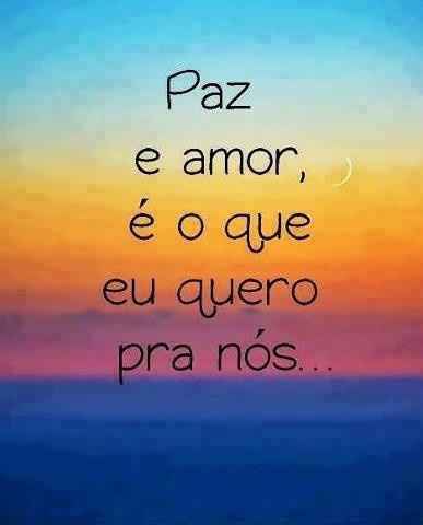 paz e amor