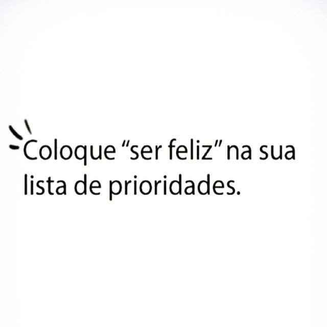 Vamos ser felizes
