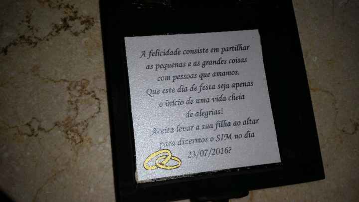 Convite pai noiva