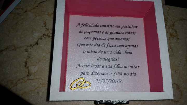 Convite mãe noiva