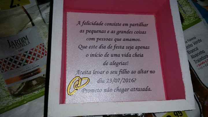 Convite mãe noivo