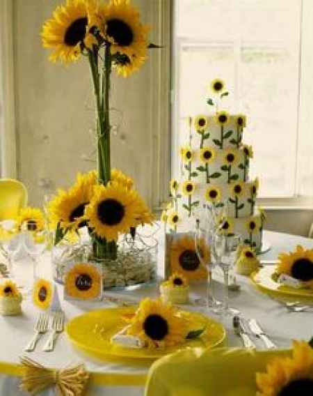Decoração Girassol