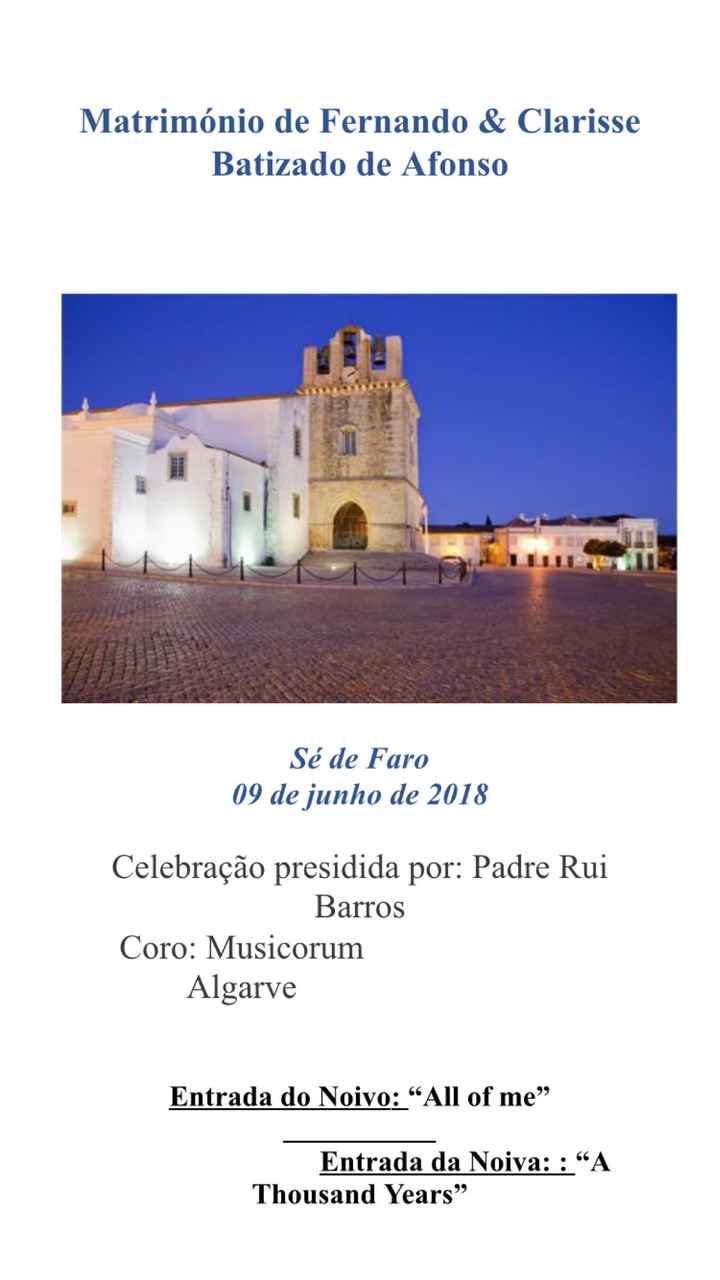 Missal - onde colocar o nome da igreja do grupo de coro etc? - 1