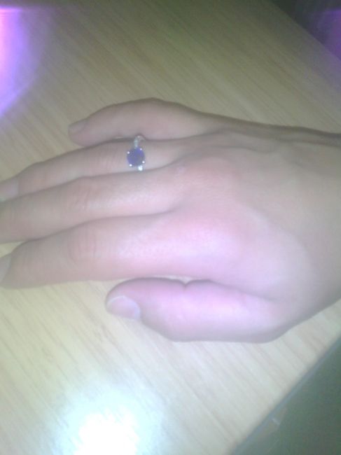 O meu anel de noivado 💍😍