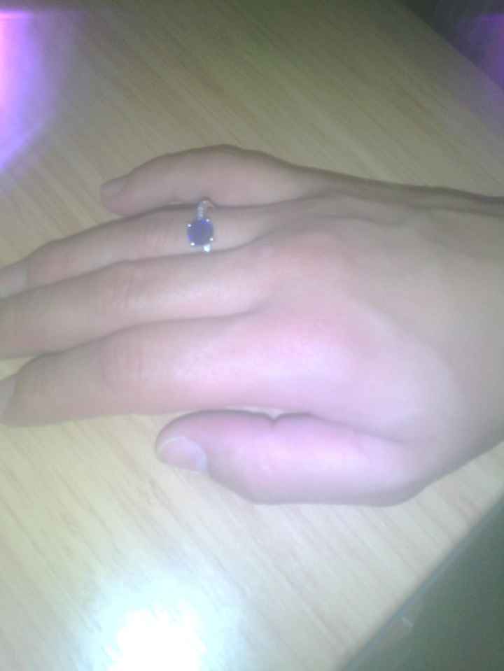 O meu anel de noivado &#128141;&#128525;