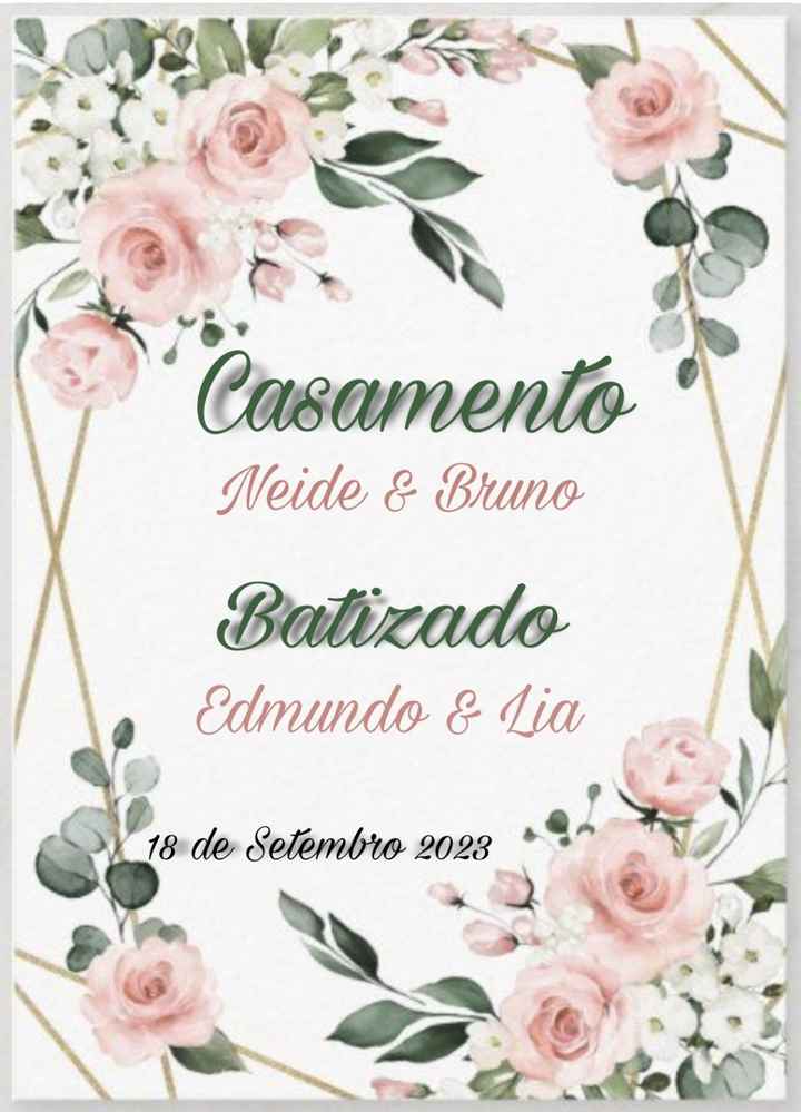 Save the date: check - 1