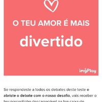 O teu amor é mais.... DESAFIO! - 1